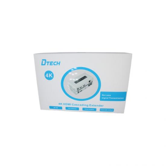 DTECH 4K HDMI Cascade Extender Via Single Cat 5e/6 Cable HDMI Extender Support IR Tx Rx Cascade Connection Receiver Transmitter DTECH 4K HDMI Cascade Extender Via Single Cat 5e/6 Cable HDMI Extender Support IR Tx Rx Cascade Connection Receiver Transmitter
